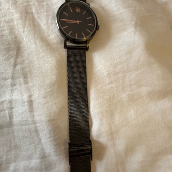 Deep Chocolate Brown Mesh Strap Watch